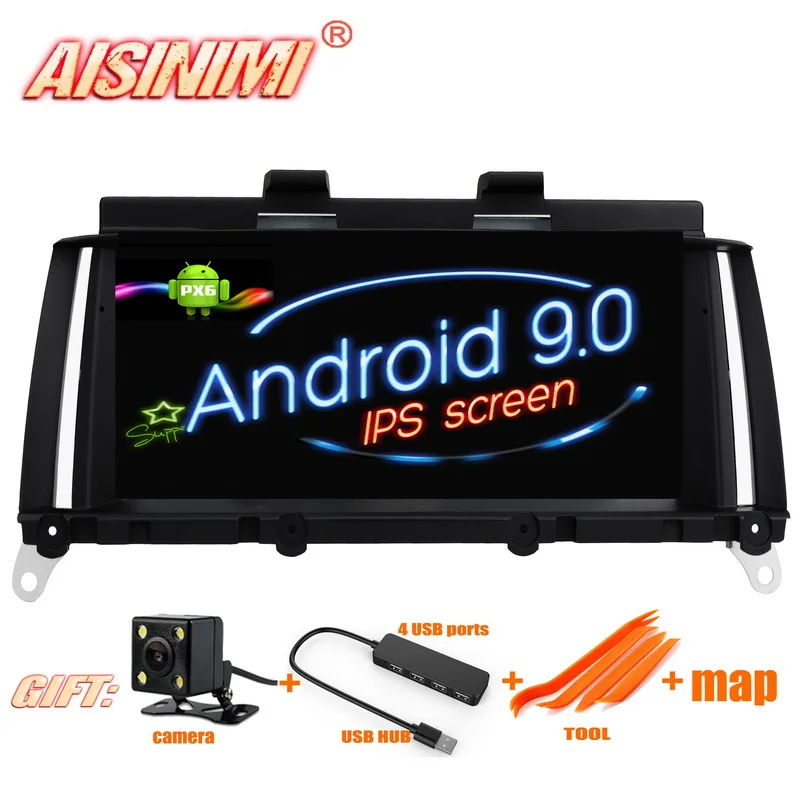 AISINIMI Android 9 0 4G 64G Автомобильный Dvd Navi плеер для BMW X3 CIC NBT X4 F26 (2013-2016) аудио gps стерео