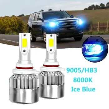 

For Lexus LX470 1998-2007 4x 8000K 9005 & H1 LED Headlight High Low Beam