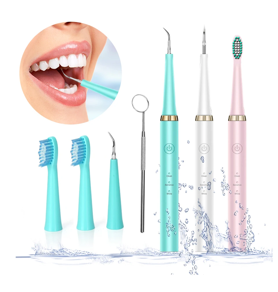 

Portable Electric Sonic Dental Scaler Tooth Calculus Remover Tooth Stains Tartar Tool Dentist Blanqueador Dental Health Hygiene