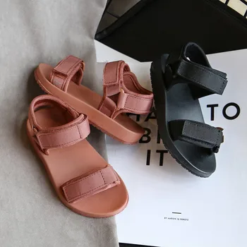 

Toddler Infant Kids Baby Girls Boys Solid Colors Beach Shoes Open toe Sandals