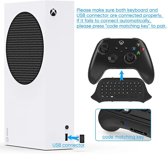 Teclado Controlador Xbox Series X/s/one/one S Teclado - Temu