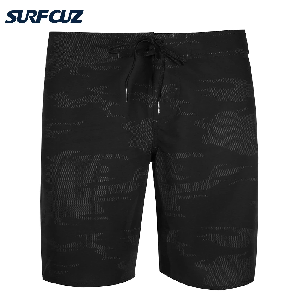 SURFCUZ летние мужские пляжные шорты 4-стороннее растяжение для серфинга Drawstring
