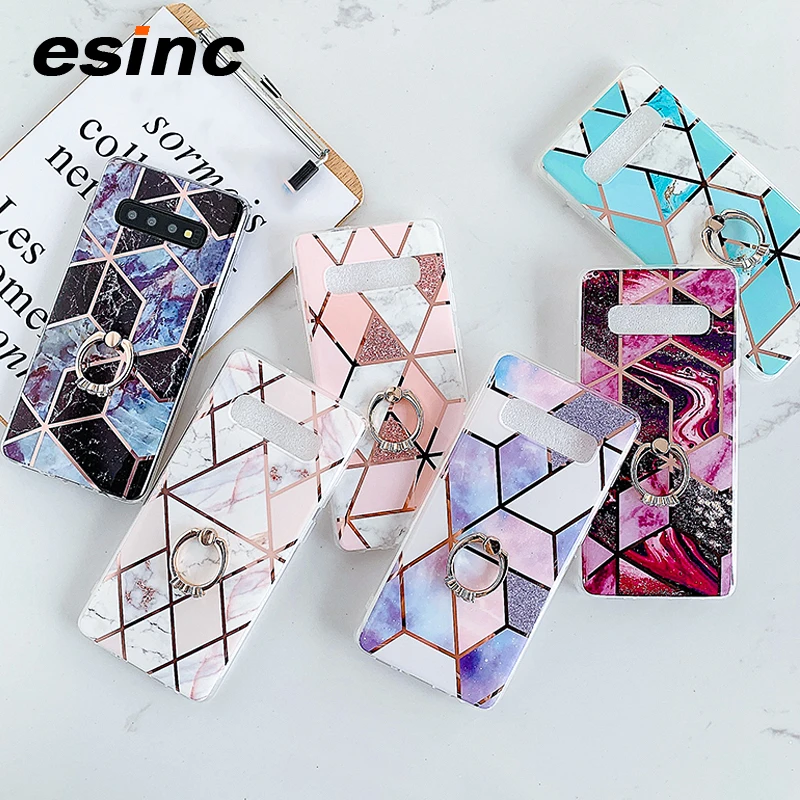 Чехол для телефона esinc samsung Galaxy S7 Edge S8 S9 S10e S10 S11 Plus задняя крышка iphone 11 Pro Max ТПУ