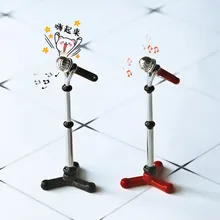 1:12 моделирование кукольный домик миниатюрная сцена микрофон ролевые игры игрушки# p5