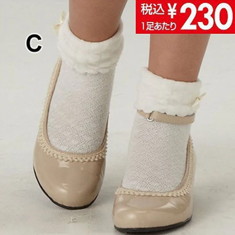 

Nissen Official Website Children's Socks Pure Cotton Spring Princess Short Lace Socks Girls'socks Large Amount Favorably