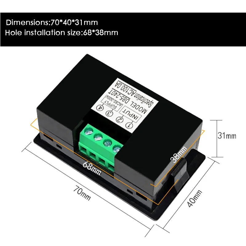 50a 100a 200a medidor de detecção D85-240T