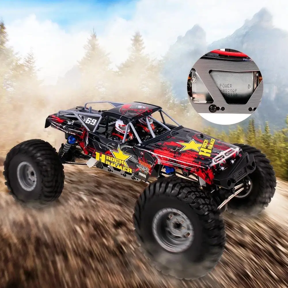 JJRC RGT 18000 1/10 2,4 GHz 4WD водонепроницаемый гоночный Радиоуправляемый автомобиль внедорожник Рок Гусеничный RTC RC игрушка