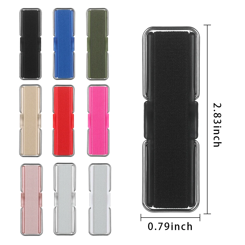 Universal Elastic Phone Grip Strap with Stand - Secure and Convenient Attachment