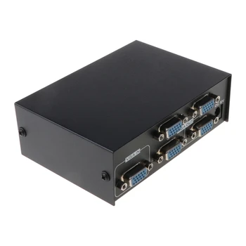 

4 Port VGA Frequency Divider 200Hz Video Splitter High Frequency 1600*1280 25m