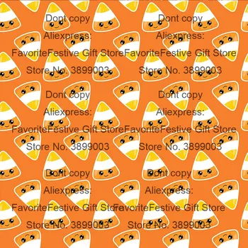 

corn cute Halloween Series Printed rayon Cotton Fabrics stretch polyster soft for Patchwork DIY Cloth Sewing Accessories