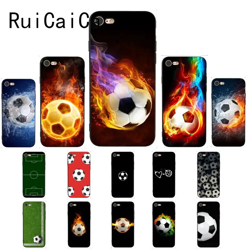 Ruicaica футбол роскошный уникальный дизайн чехол для телефона iPhone X XS MAX 6 6s 7 7plus 8 8Plus 5
