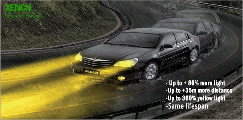 XENCN H4 12V 60/55W P43t 2300K галогенная лампа, замена апгрейд, супер желтый светильник, автомобильные лампы,, 2 шт. 8411GDE