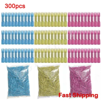 

300 Pcs/set Heat Shrink Insulated Butt Crimp Wire Connector Terminals Assorted Kit Accessory
