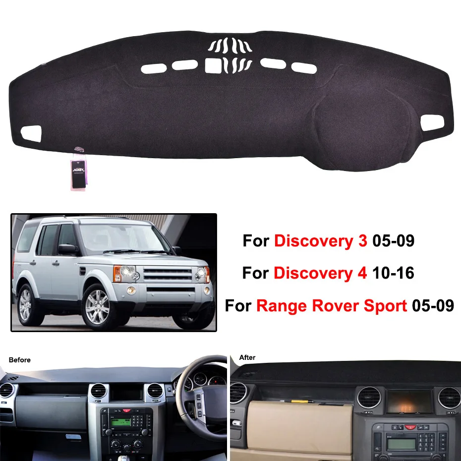 Xukey For Land Rover LR3 Discovery 3 Range Rover Sport 2005 - 2009 LR2  Freelander 2 2007 - 2014 Dashboard Cover Dashmat Dash Mat