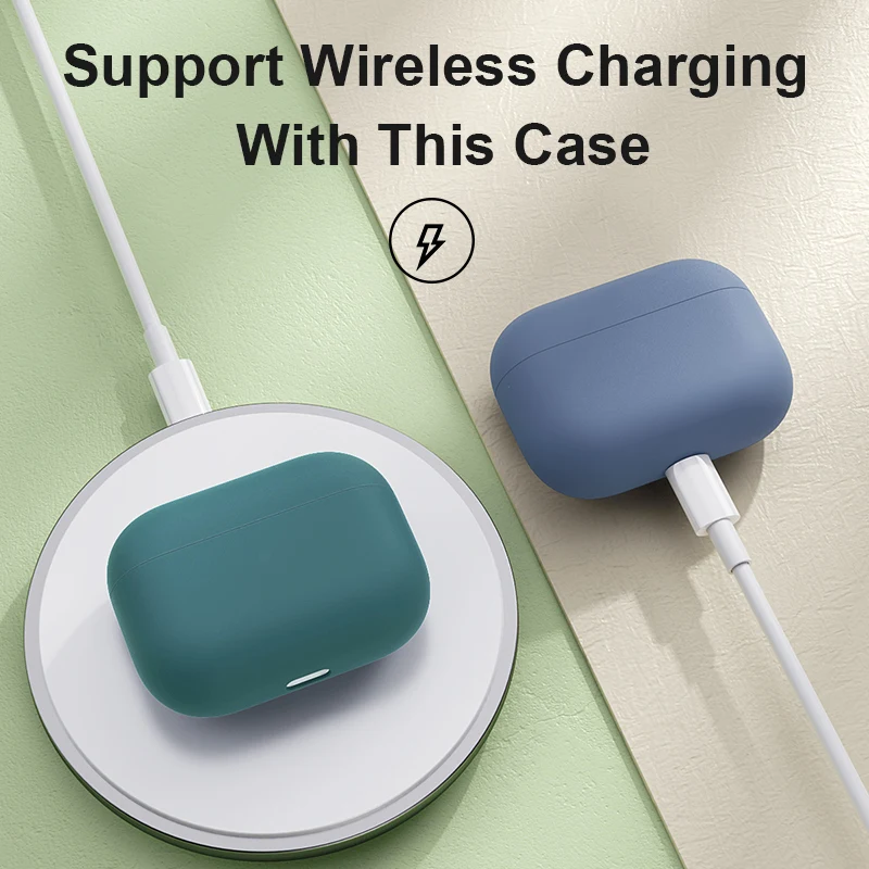 Силиконовый чехол для Apple Airpods Air Pods Pro Bluetooth наушников аксессуары