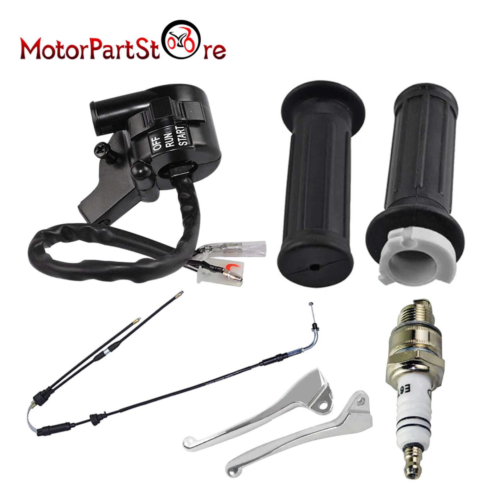 Motorcycle Brake Lever Throttle Cable Switch Throttle Housing Handle