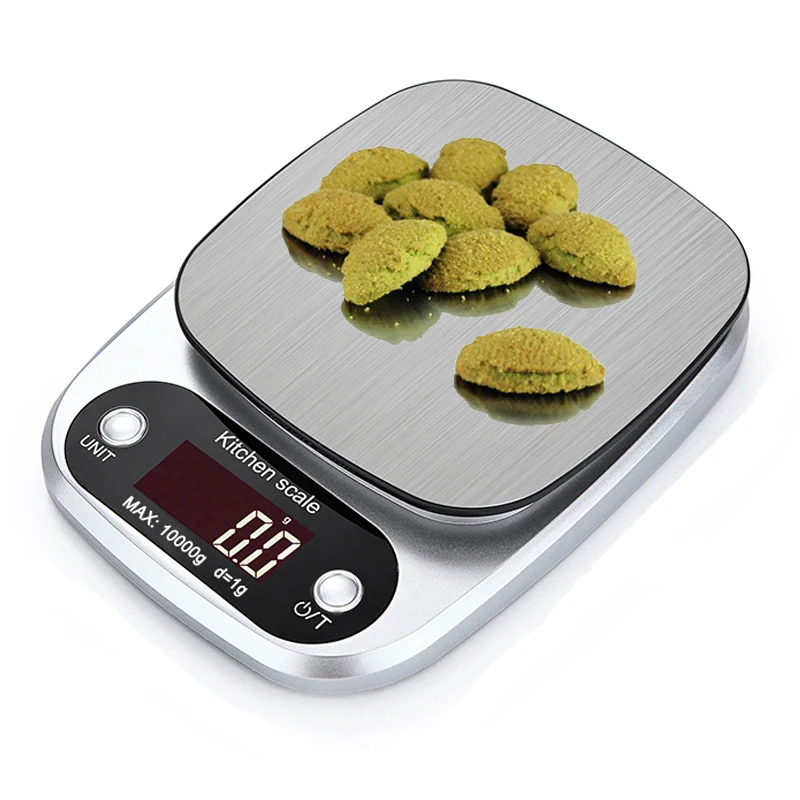 22lb/10kg Digital Electronic Kitchen Scale Meat Diet Food Postal Weight Balance 