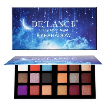 

Eyes Cosmetic 18 Color Eyeshadow Makeup Palette Shimmer Glitter Powder Matte Eye Shadow Make Up Waterproof Palette