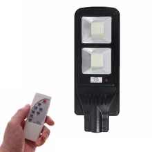 Светодиодный уличный светильник, 120 Вт, светодиодный светильник на солнечной батарее, радар, датчик движения PIR, настенный светильник с дистанционным управлением, водонепроницаемый, для площади, сада, двора