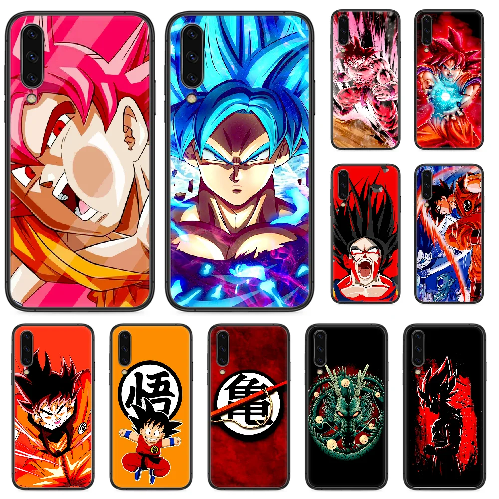 

Anime Dragon Funny Goku Phone case For Samsung Galaxy A 3 5 7 8 10 20 20E 21S 30 30S 40 50 51 70 71 black back tpu hoesjes soft