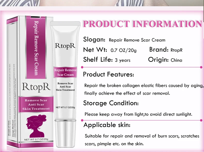 rtopr repair remove scar cream
