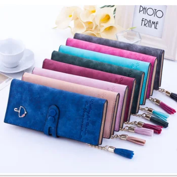 

Ladies Umbrella graphic purse ladies long zippered purse multi-functional clutch bag frosted wallet free shipping