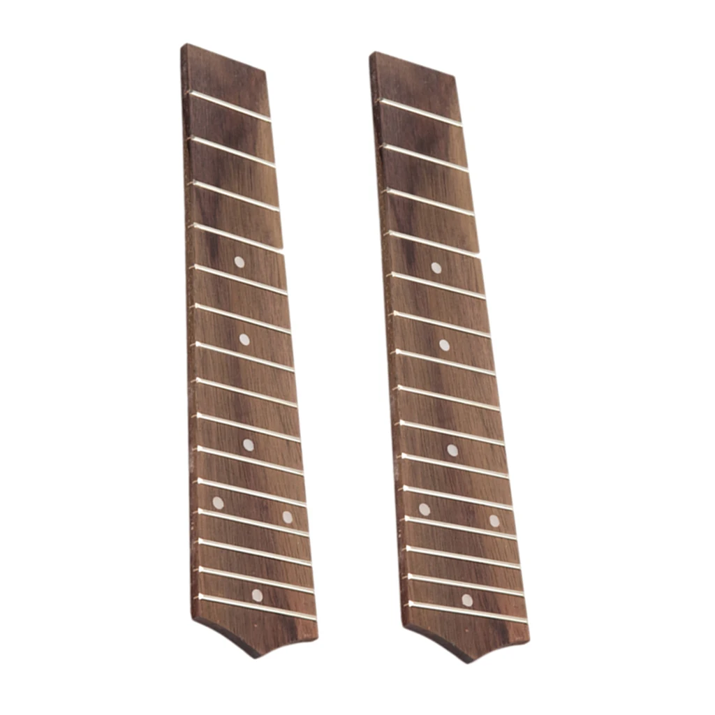 Pack of 2 Exquisite 15 Frets Soprano Ukulele Fretboard DIY Musical Instrument | Спорт и развлечения