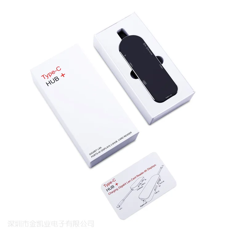Тип C для Ethernet Rj45 1000 Мбит/с Hdmi 4 к Otg Устройство для чтения карт SD TF Usb3.0 концентратор конвертер с Pd Тип C зарядное устройство адаптер