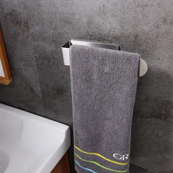 

Bathroom Shelves Wall Mounted Bathroom Towel Rack Rust Proof Stainless Steel Shelf Holder