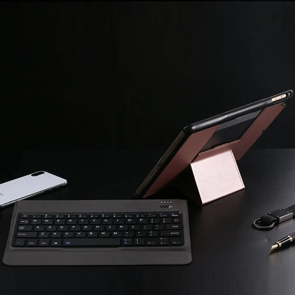 Водонепроницаемый ультра-тонкий планшет Внешняя беспроводная Bluetooth клавиатура поддерживает эргономичную клавиатуру для ноутбука для ПК