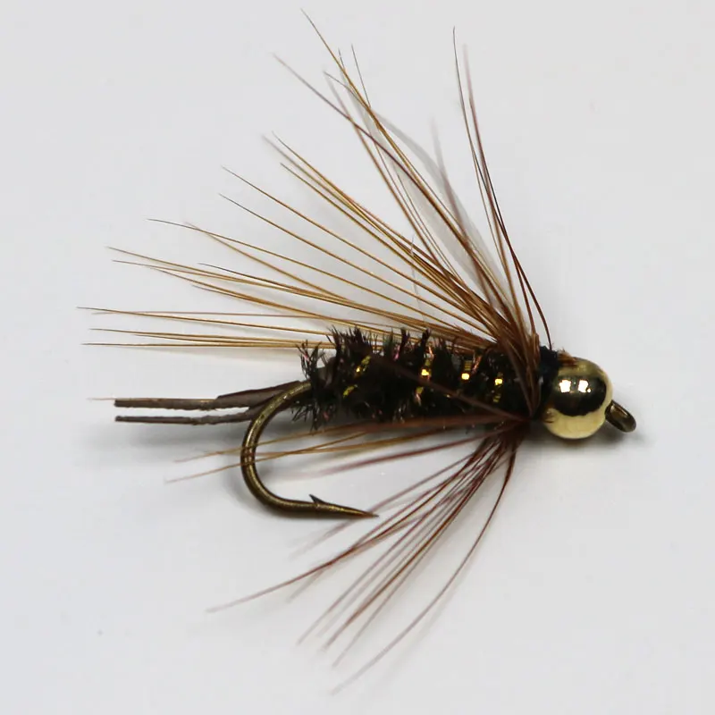 Copper John Bead Head Prince Nymph Flies Trout Fly Fishing Bait #10 8PCS