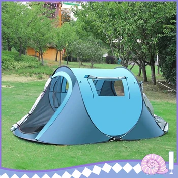 

Outdoor Camping Fully Automatic Pop-up Tents Automatic Throw Tents Waterproof Camping Hiking Large Family Tent Open Anti