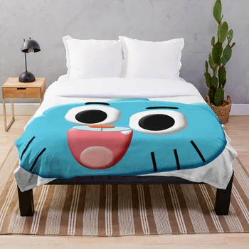 

Gumballs Head Throw Blanket Soft Sherpa Blanket Bed Sheet Single Knee Blanket Office Nap Blanket