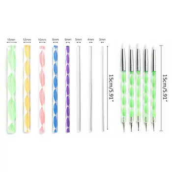 

30pcs Mandala Dotted Tool Set for Painting Rock Stones Stencil Brush Drawing Pen