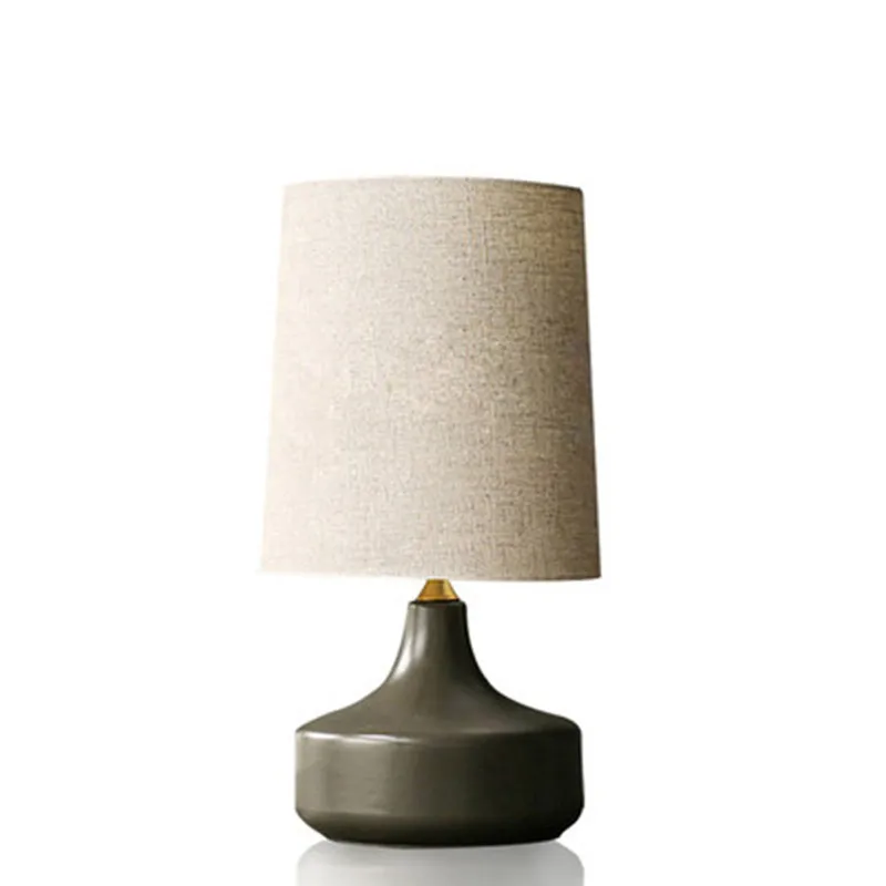 Скандинавские простые серые Современные настольные лампы для гостиной, светодиодная лампа для кровати, прикроватный светильник, Настольный светильник, лампы для спальни