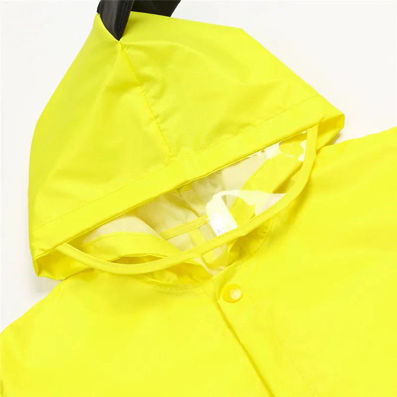 Children's raincoat Baby Dinosaur Boys Girls Children Windfight Kindergarten Clothes Raincoat+Bag #4AA22 (10)