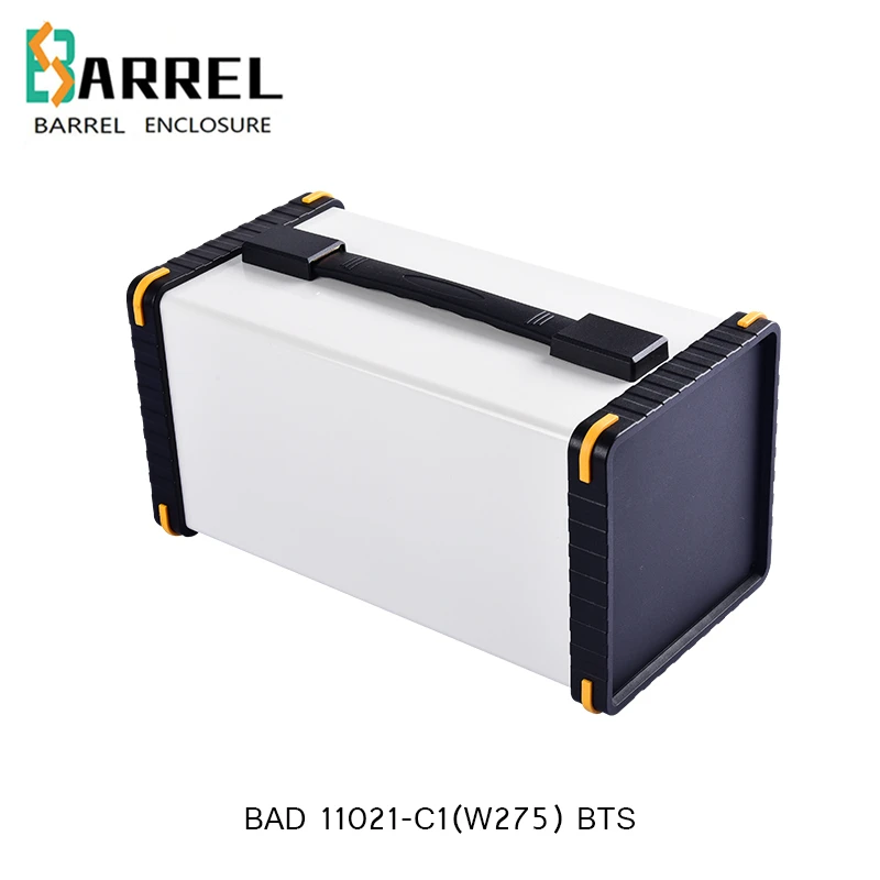 C1-White 275*140*140mm aluminium electronics project enclosure with handle electrical PCB board distriubtion control switch metering case - Цвет: C1-White
