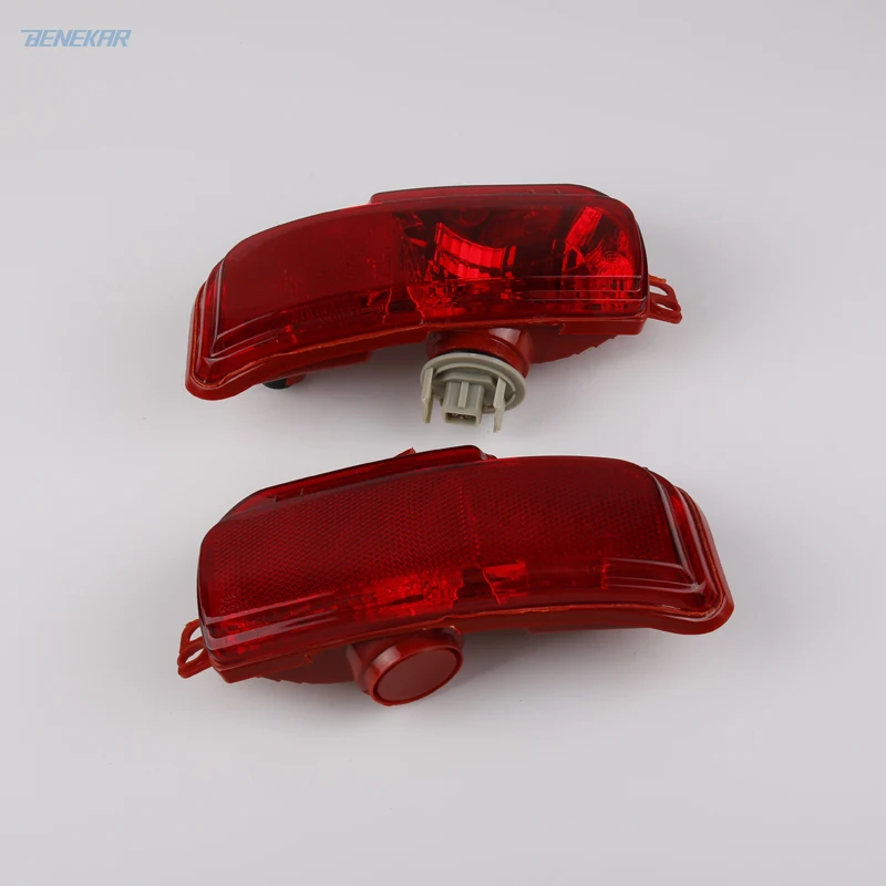 Benekar For Peugeot 206 207 Saloon Rear Bumper Lamp Tail Warning Fog