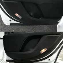 Для Toyota Camry 18-19 дверь из углеродного волокна анти-удар Накладка защита Декор стикер устойчивый к царапинам