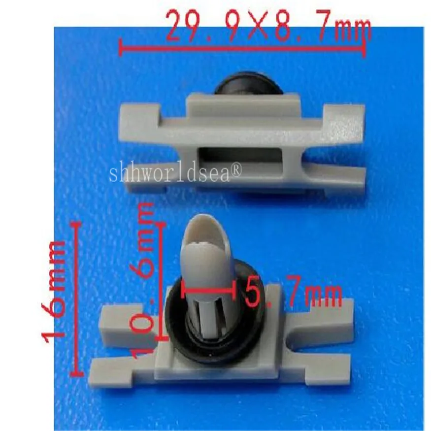 ECSiNG 30 Clip Fermo Modanatura Porta Per BMW E21 E30 E12 | Ricambio 51131829904 | Plastica 6.5mm