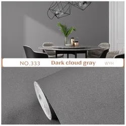 Vinyl Decorative Stickers PVC Waterproof Wallpaper Self Adhesive Solid Color  Sticker for Bedroom Living Room Hotel Wall Paper