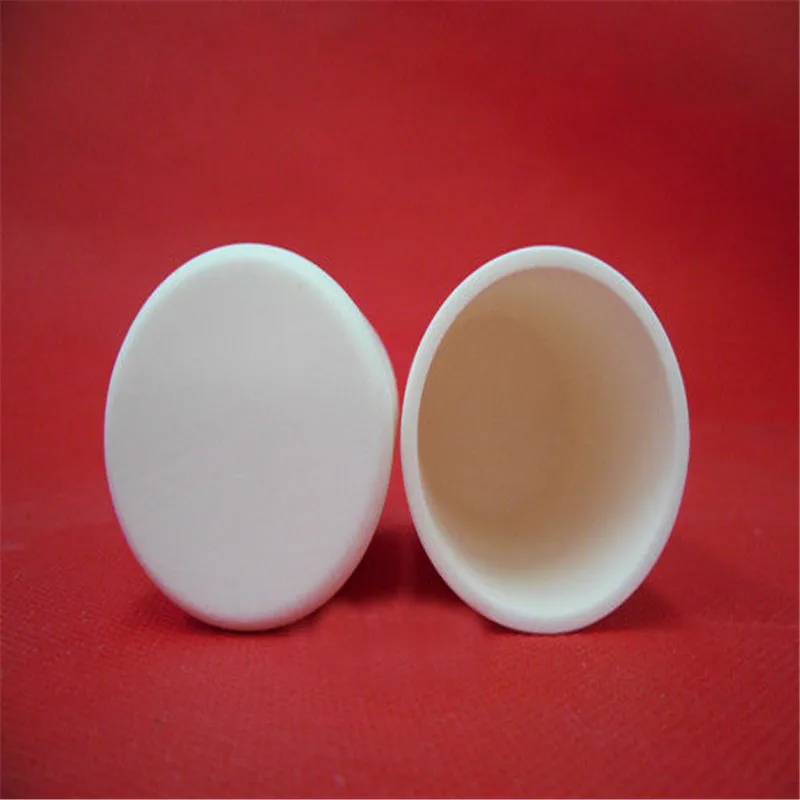 Dia50x50mm 99.5% глинозема корундовый тигель/Al2O3 керамический тигель/спеченный тигель