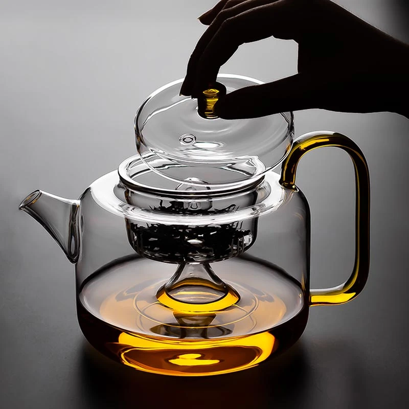 725ミリリットル日本耐熱ガラスティーポット透明カンフー茶セット家庭用ティーセットポットやかんオフィス花ティーポット茶器 Teapots Aliexpress