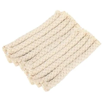 

New 10Cm Long Round Cotton Kerosene Oil Lamp Wicks Burner Alcohol Wick Rope Cotton Wick DIY Physical Materials 100Pcs