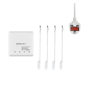 

6in1 Mini Portable Battery Charger Dual USB Port Intelligent Charging Adapter Device for D-JI Mavic AIR 2 Drone Accessories Kit