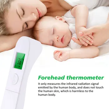

High Quailty Thermometer Digital Body Temperature Fever Measurement Forehead Non-Contact Infrared LCD IR Thermometer Baby Adult
