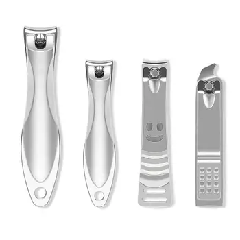 

Durable Stainless Steel Nail Clipper High-quality Comfortable Toenail Trimmer Bevel Small Nail Scissors Multifunction Tools