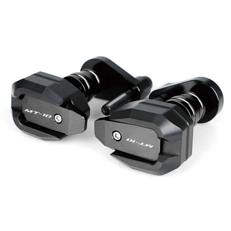 Для Yamaha MT-10 MT 10 MT10 Frame Slider Crash Guard Слайдеры для мотоциклов Moto обтекатель протектор аксессуары для мотоциклов - Цвет: Черный