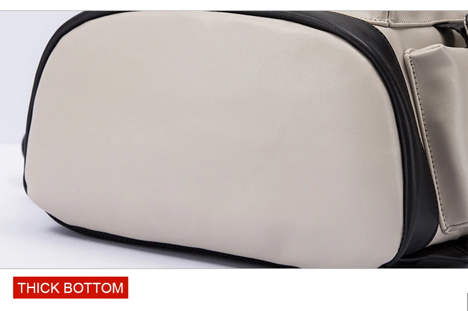 Teenagers Backpack Girls Boys Student School Bagpack Waterproof USB Charging Men Back Pack Male PU Leather Laptop 15.6 Women Bag (14)