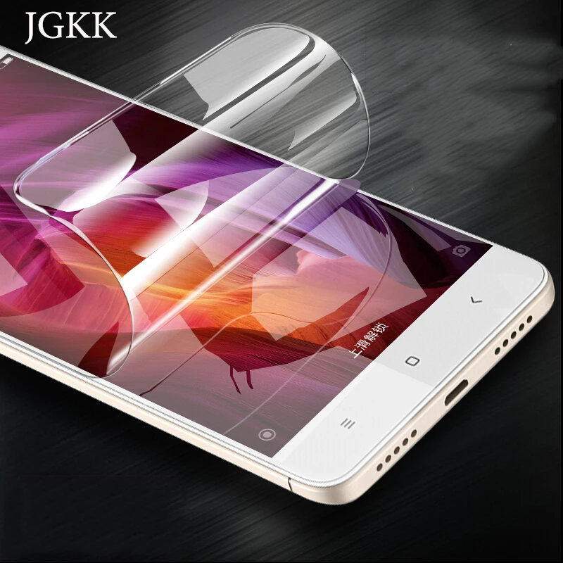 JGKK TPU Мягкий 3D Полный экран протектор для Xiaomi Redmi Note 4 5 6 Global Prime Pro 3 пленка |